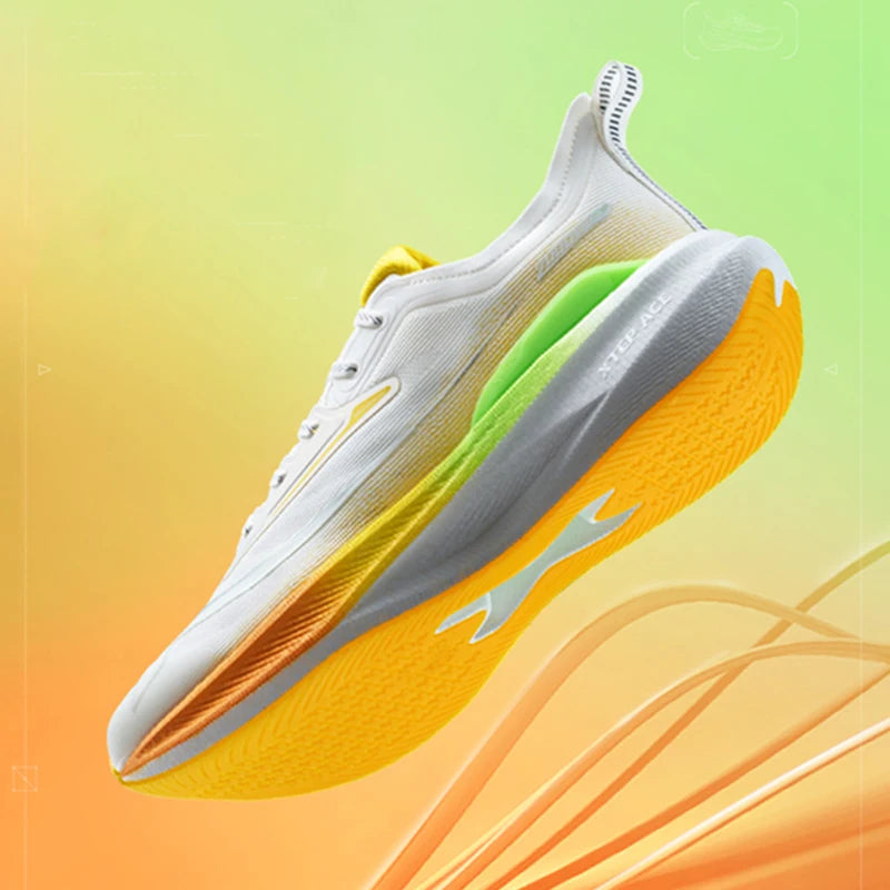 Xtep 2000KM 2.0 Running Shoes Men  Summer Professional TPU Shock Absorption Sneakers 876219110043(suggest half size down)