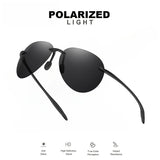 TR90 Frameless Polarized Aviator Sunglasses – Ultralight