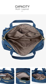 EPOL Large Capacity Women's Handbags Fabric High Quality Fashion Shoulder Bags Multiple Pockets Casual Waterproof Tote Bags 7253