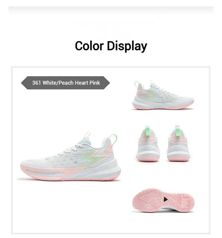 361 Degrees BIG3 Team 2.0 SE Men Basketball Shoe New Breathable Wear-resistant Stable Rebound Non-slip Male Sneakers 672511119