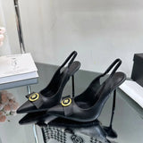 High Heels Women's Thin Heels Pointed French Temperament Bow Light Mouth Single Shoes Women