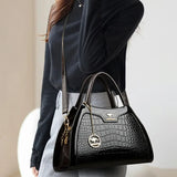 Luxury Handbag Fashion Print Large Capacity Soft Leather Women Shoulder Crossbody Bag Leisure Designer Ladies Purses and Handbag