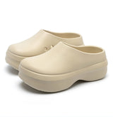 Women's Slippers Minimalist Non Slip Platform 5CM Thick Chef Shoes Men Indoor Outdoor Beach Garden Fashion Couple Sandals