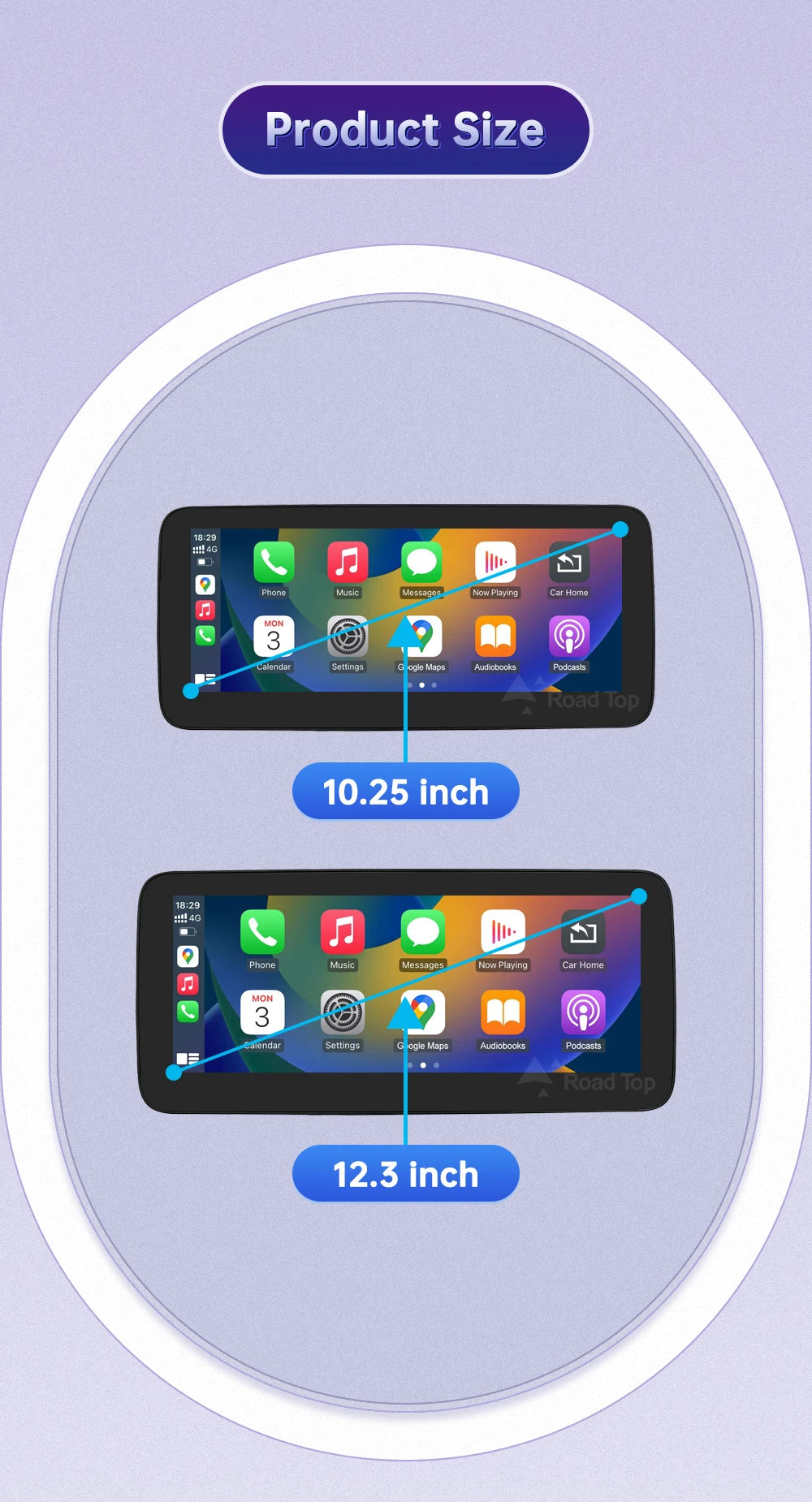 Linux CarPlay Screen for Mercedes-Benz W205 GLC V-Class | Wireless Android Auto