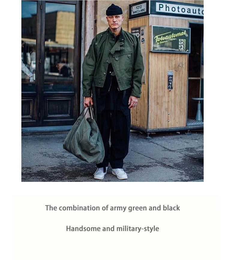 Swedish Dispatch Rider Jacket – Men's Vintage Canvas Coat