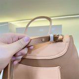 Luxury Genuine Leather Rectangle Crossbody