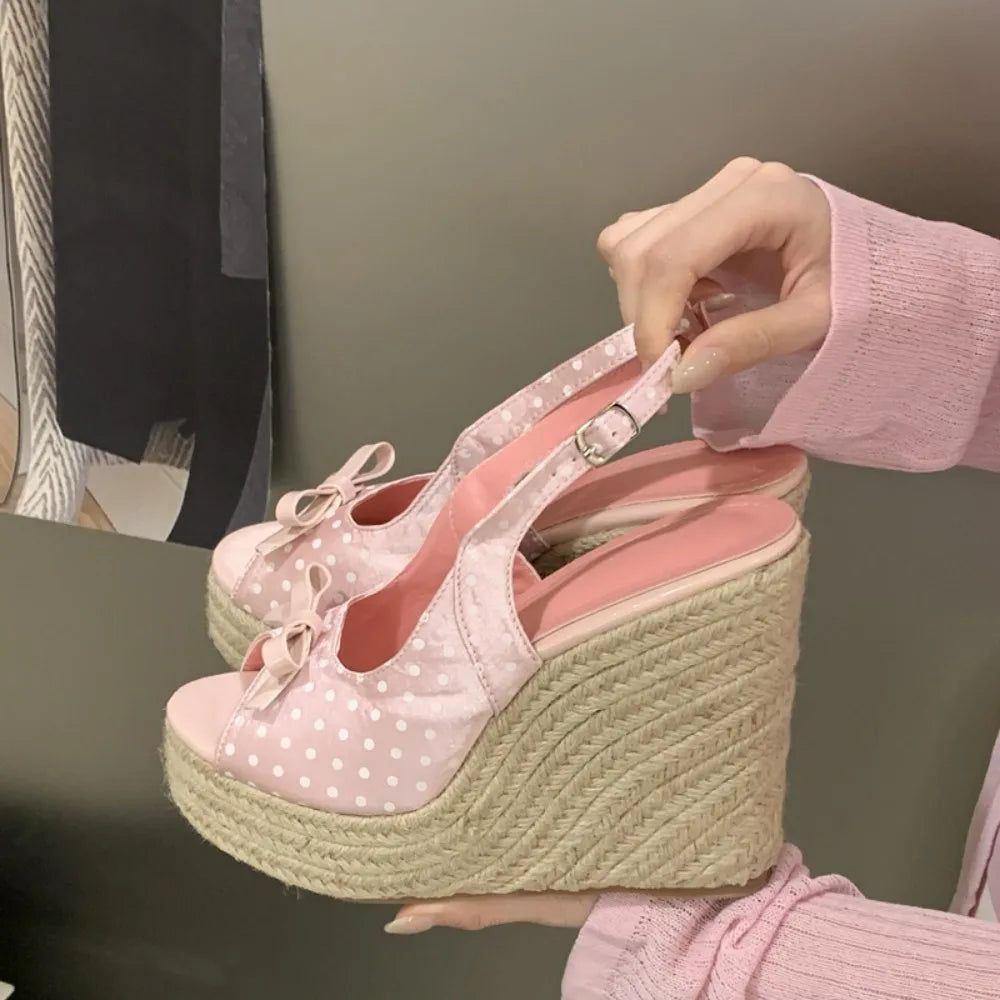 Aneikeh Women's Wedge Platform Sandals