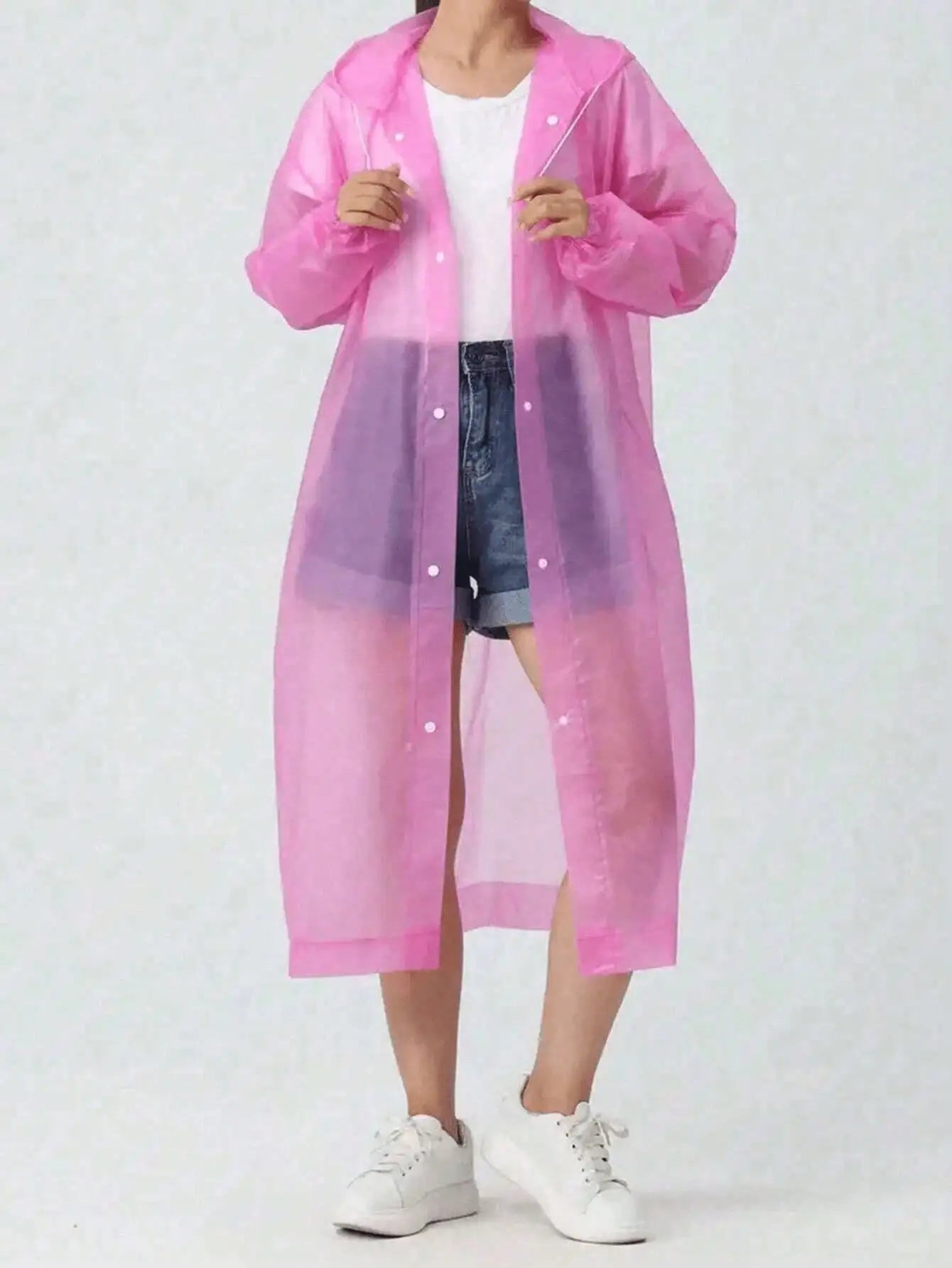 EVA Unisex Hooded Raincoat – Waterproof & Lightweight
