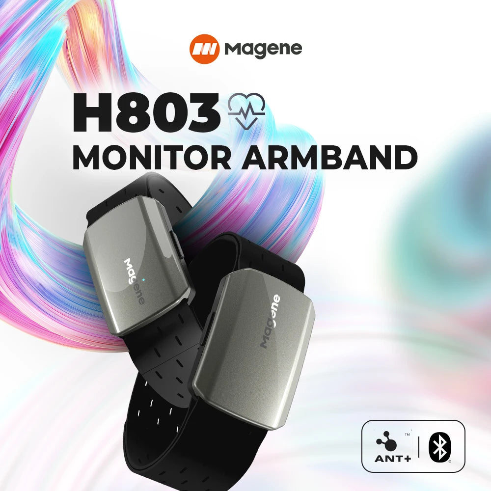 Magene H803 Heart Rate Armband | Dual-Mode ANT+ & Bluetooth