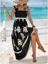Square Collar Summer Sundress