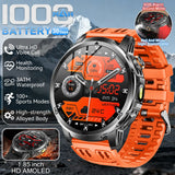 GUHUAVMI AK95 Pro Smartwatch – AMOLED, GPS & Flashlight