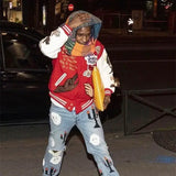 Trendy Embroidered Baseball Jacket