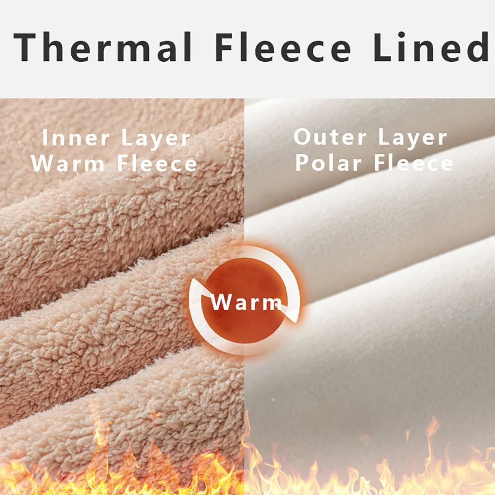 High-Waisted Thermal Fleece Leggings