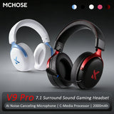 MCHOSE V9 Pro Electronic Sports Headset Three Mode Game USB Wireless 7.1 Channel Surround Sound Portable Headset with Microphone