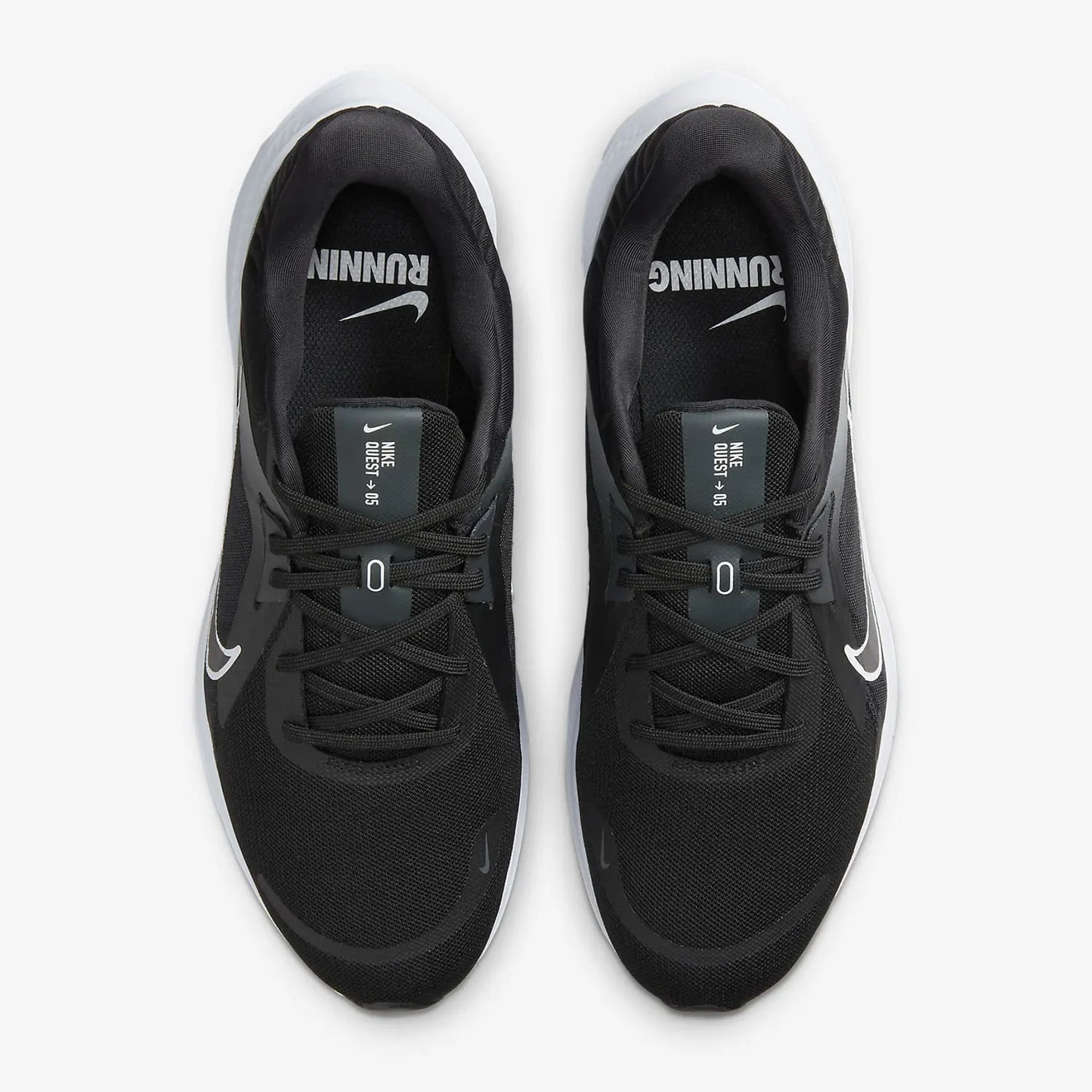 Nike official genuine QUEST 5 men's sports and leisure durable and shock-absorbing running shoes DD0204-001