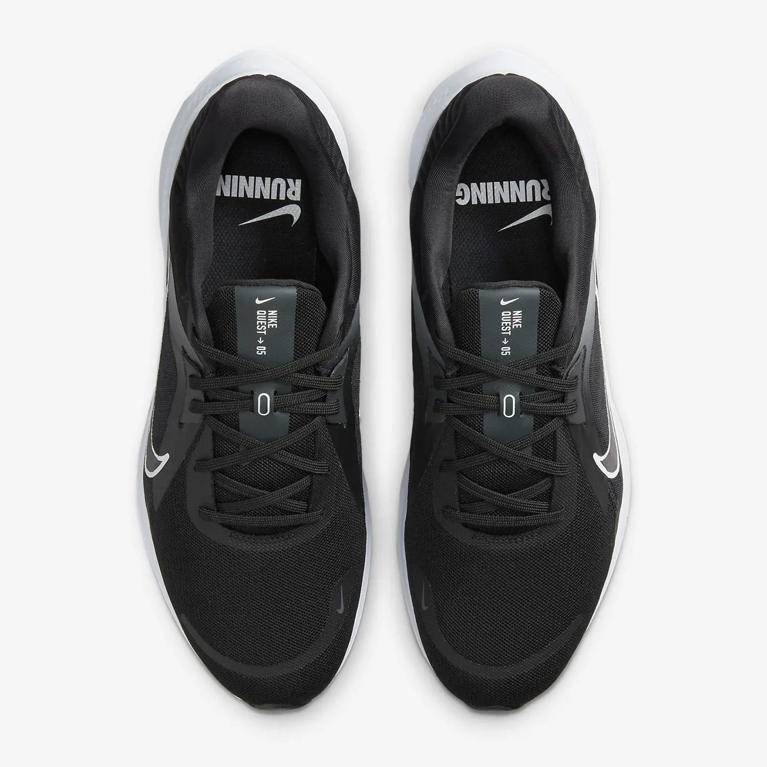 Nike official genuine QUEST 5 men's sports and leisure durable and shock-absorbing running shoes DD0204-001