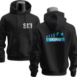 Men's Ski & Snowboard Graphic Hoodie for Fall and Winter