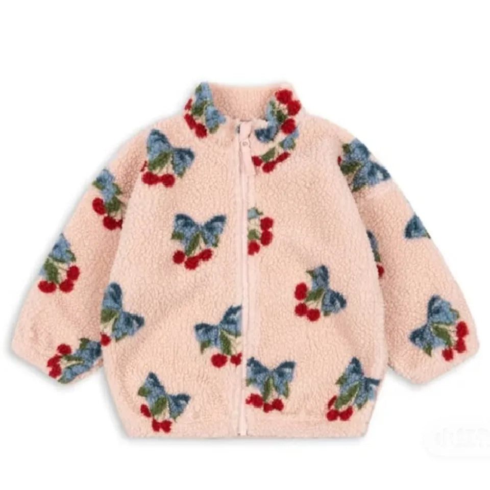 Kids' Sequin Lambswool Winter Jacket