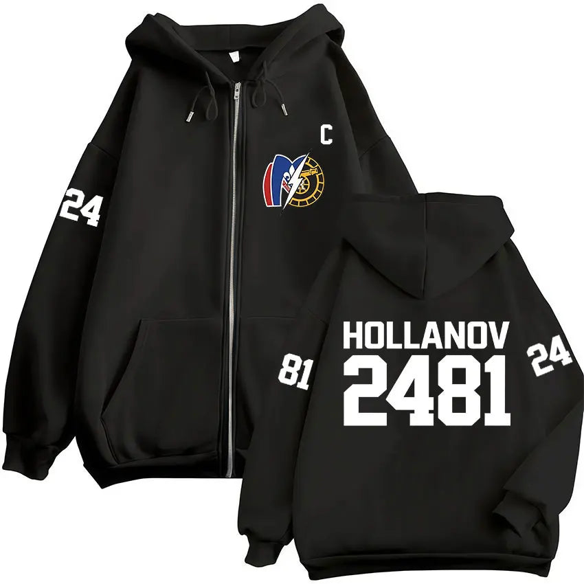 Ilya Rozanov 81 Boston Raiders Fleece Zip Hoodie