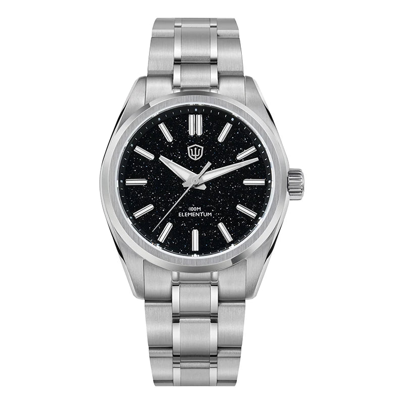 Watchdives WD0003C Quartz Watch VH31 Sweep Seconds Movement 38mm Ice Crack Dial Sapphire Luminous 100m Waterproof Men Wristwatch