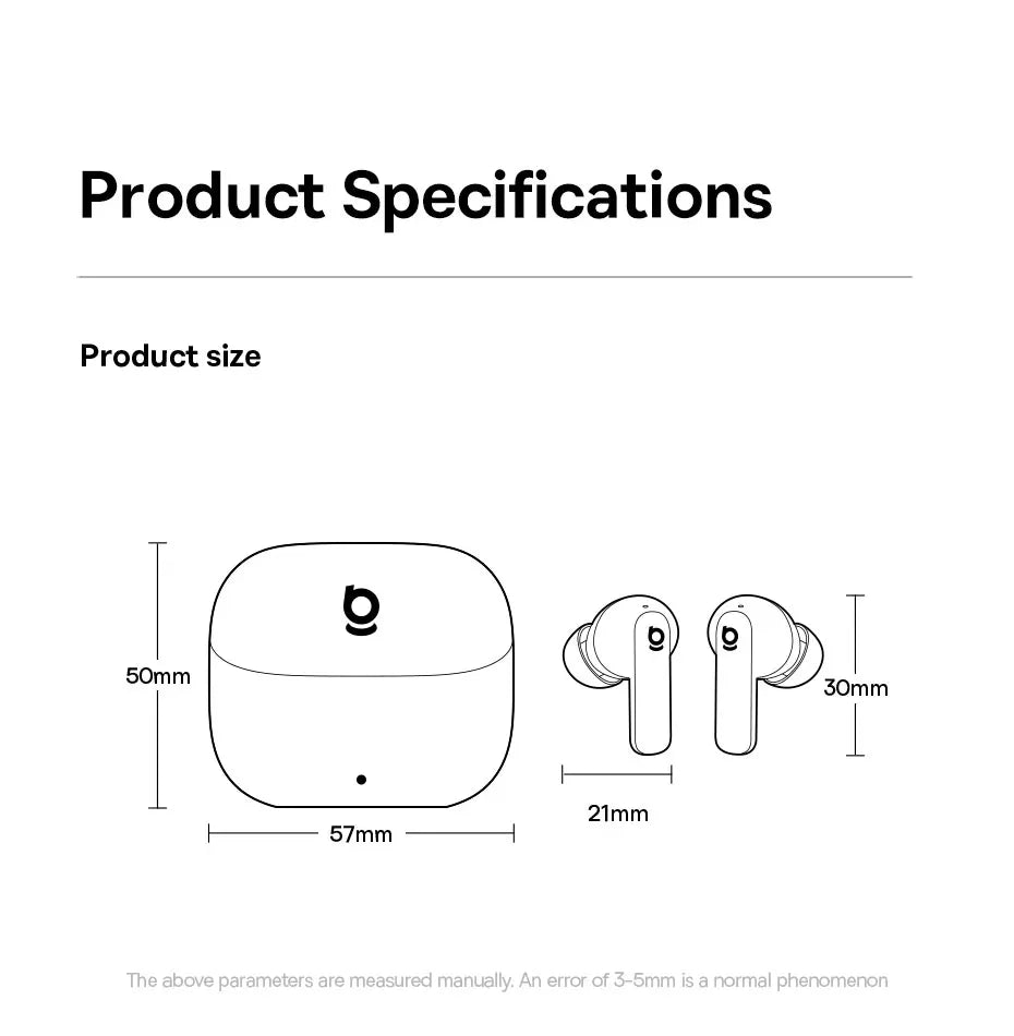 Baseus Bass EP10 Ultra Wireless Earbuds with ANC