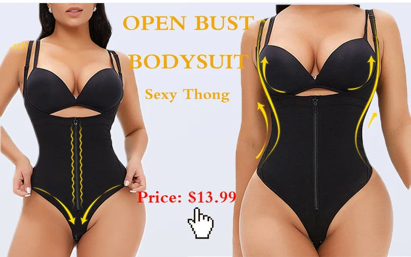 Ribbed Sculpting Seamless Jumpsuit | Firm Compression Shapewear