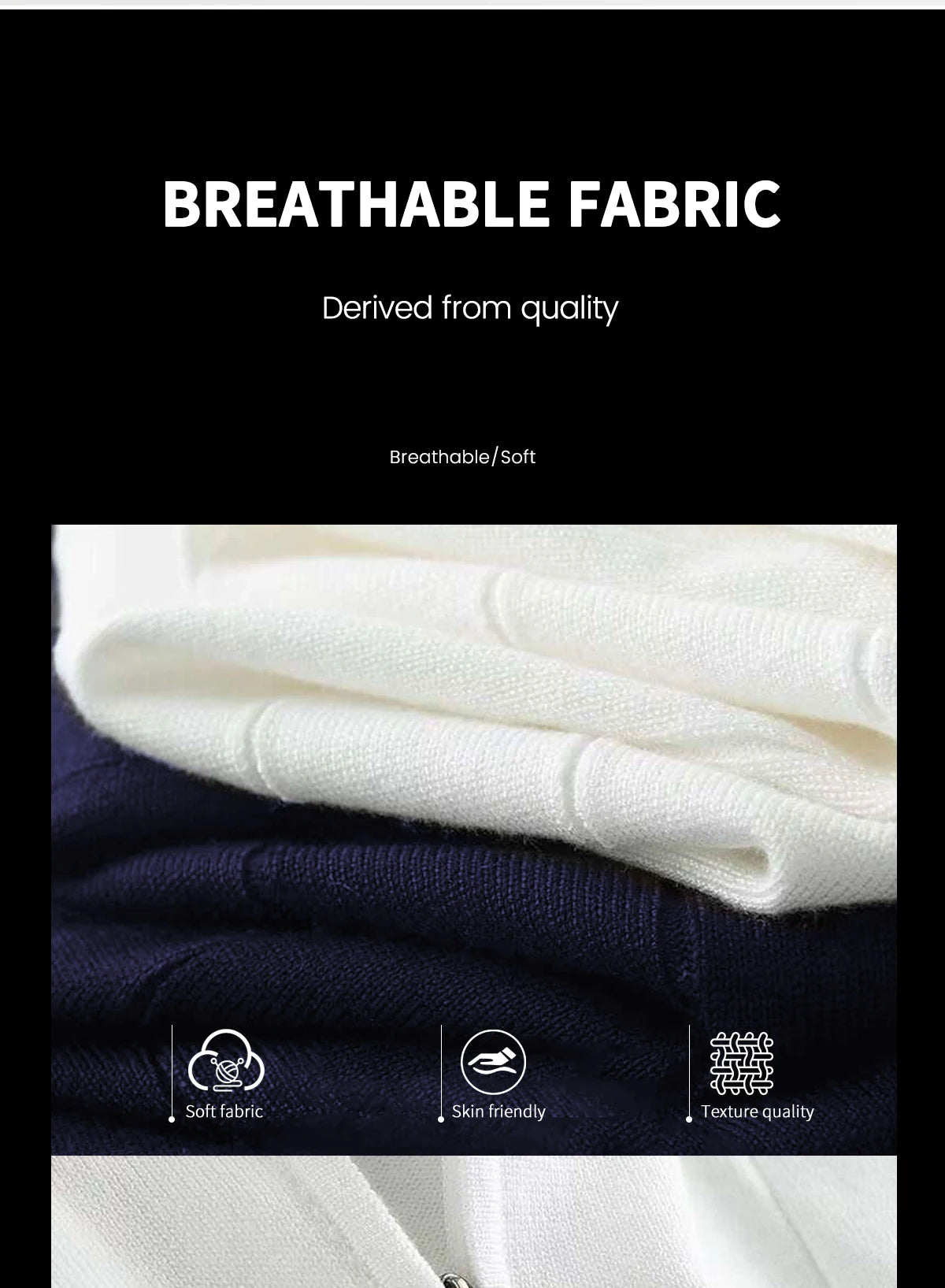 Men's Knit Polo Half-Zip | Embroidered Collar Tee