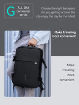 MARK RYDEN Large Travel Backpack Men Multi-functional 39L Expandable Airline Approved 17.3inch Laptop Backpack Ykk Zipper