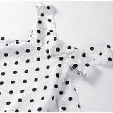 Fashion Polka Dot Mini Dress For Women Elegant Bow Tie Neck Short Sleeve Waist Slim Dress Lady 2026 Spring Summer Chic Vestidos