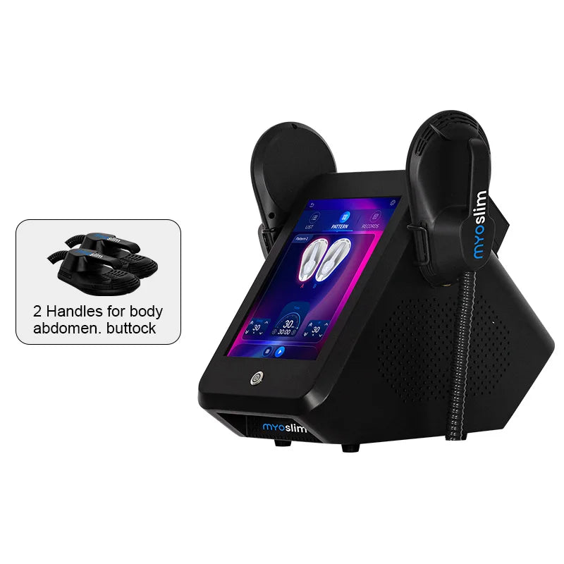 Professional MYOslim EMS Body Slimming Machine Muscle Stimulation Lose Weight Sculpt Therapy 2 Handle Pelvic Buttock Fat Burner