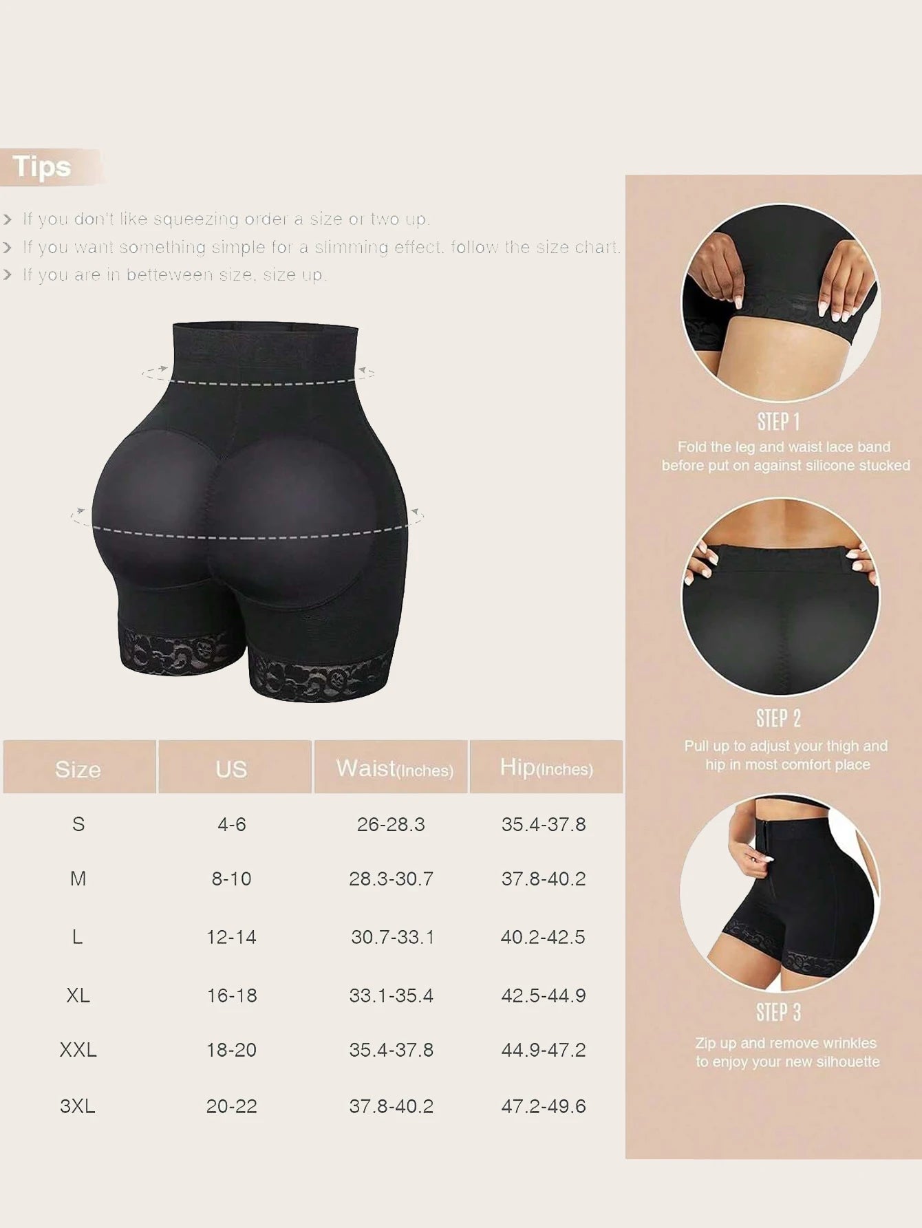 Women’s Lace Trim Sculpting Panties – Breathable Butt-Lifting Control Shapewear