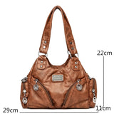 Luxury Soft PU Leather Women's Shoulder Bag
