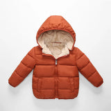 Kids’ Plush Cartoon Hooded Jacket
