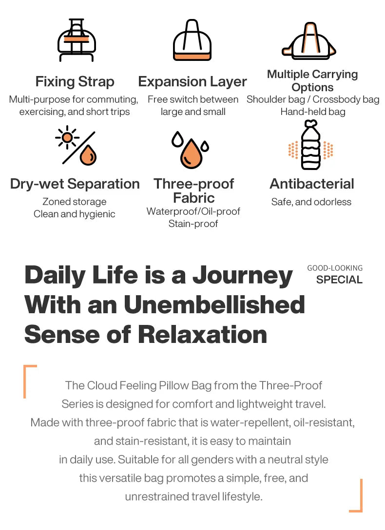 Mixi Travel Bags Women Large Size Capacity Sports Fitness Storage Bag Foldable Duffle Suit Bag For Shoulder Bag Handbag M3020