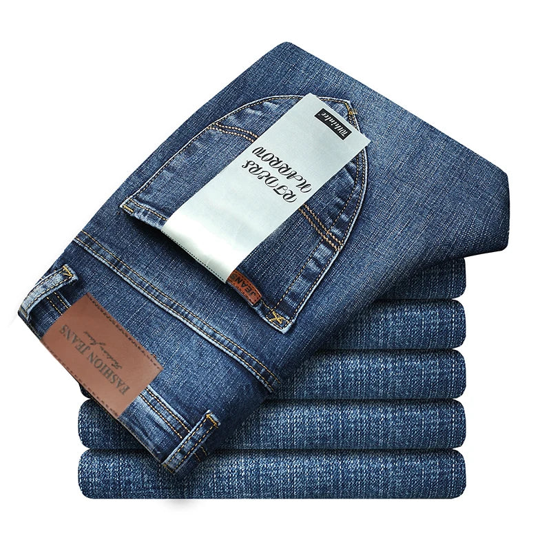 Men’s Classic Straight-Leg Stretch Jeans