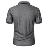 Men's Short Sleeve Knit Polo Shirt