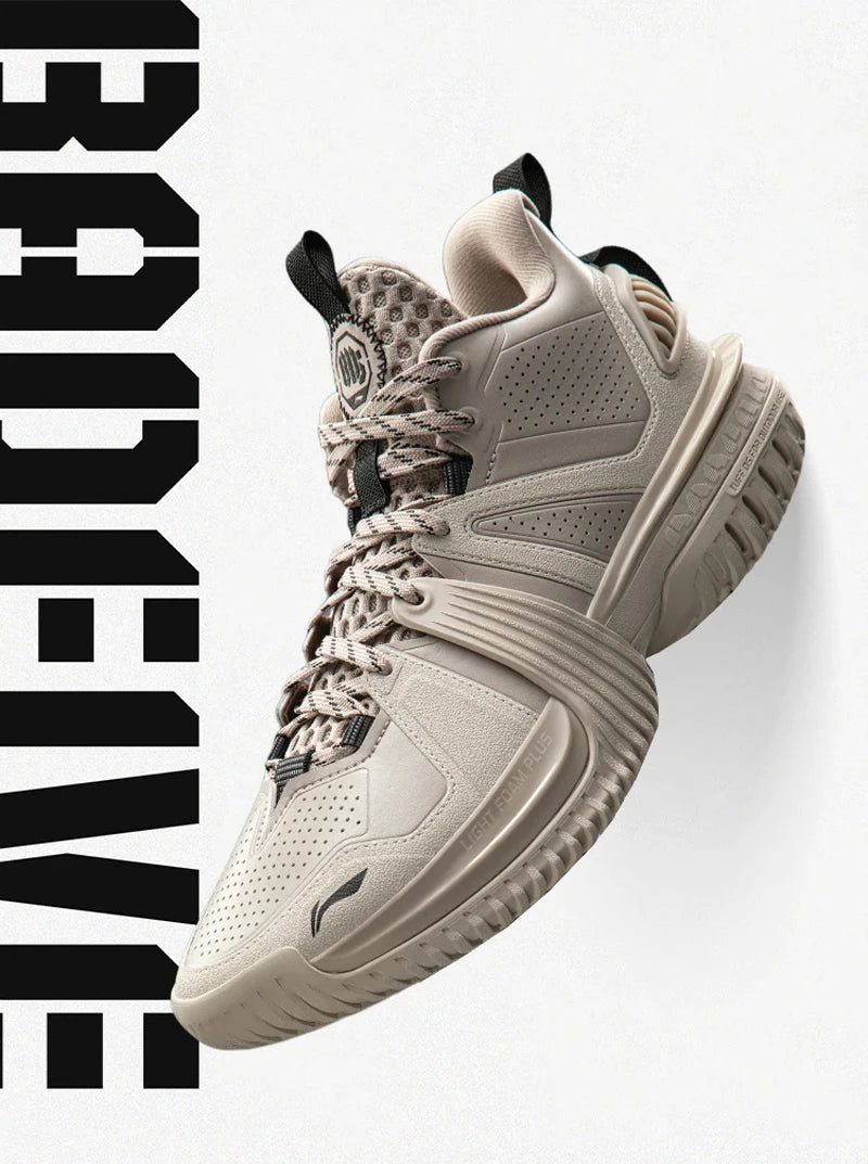 Li-Ning Men's BAD5 STORM 2024 WNTR Outdoor Basketball Shoes LIGHT FOAM PLUS Cushion TUFF OS Wearable LiNing Sneakers ABFU051