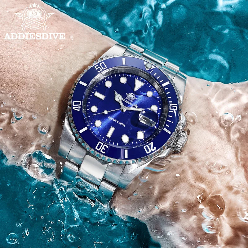 ADDIESDIVE H3 Ceramic Bezel Diver Watch | 200M | BGW9 Luminous