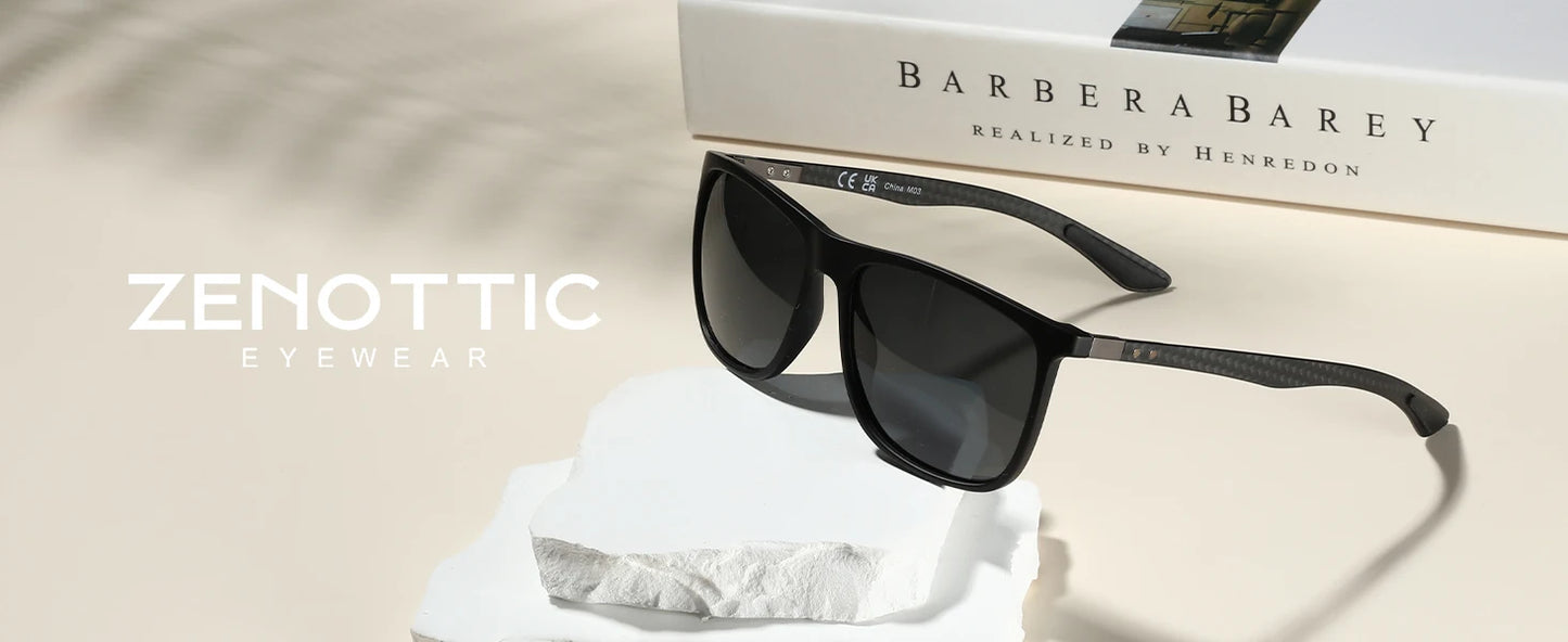 ZENOTTIC Square Polarized Sunglasses for Men
