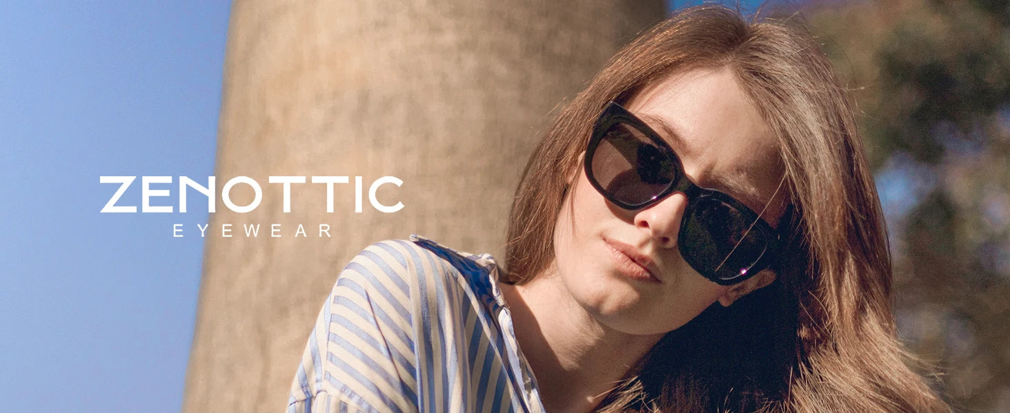 ZENOTTIC Retro Square Polarized Sunglasses for Women Vintage Sun Glasses UV400 Protection Trendy Shades Fashion Style