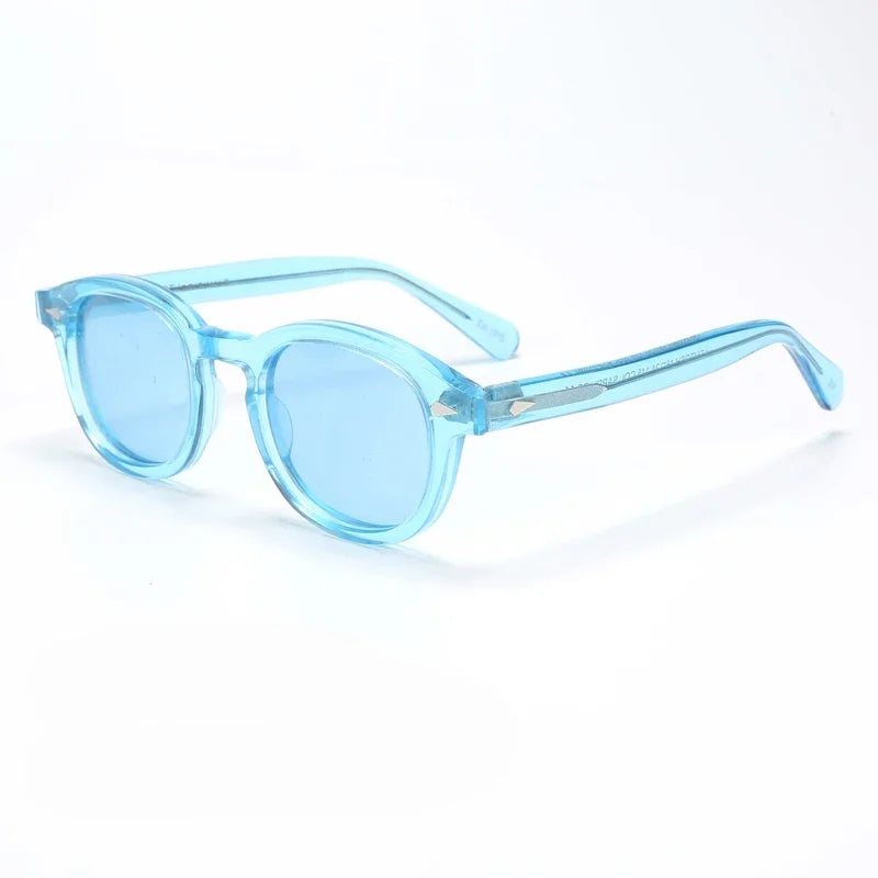 Johnny Depp Polarized Sunglasses Men Sun Glasses Woman Luxury Brand Vintage Acetate Frame Goggles