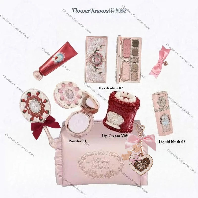 Flower Knows Strawberry Cupid 9-Piece Beauty Gift Set