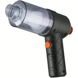 Cordless Handheld Vacuum – Blow & Suction, USB Rechargeable