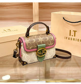 Contrast Color Luxury Box Bag