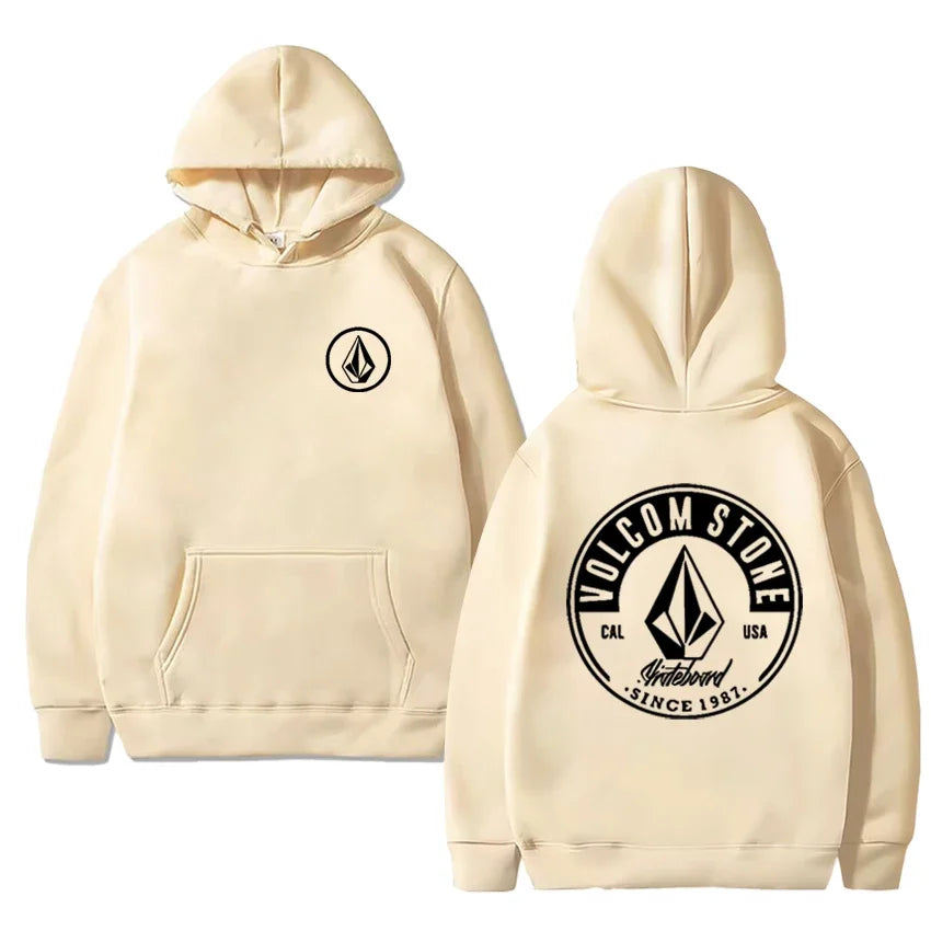 Men's Fleece Pullover Hoodie Casual Streetwear Sweatshirt