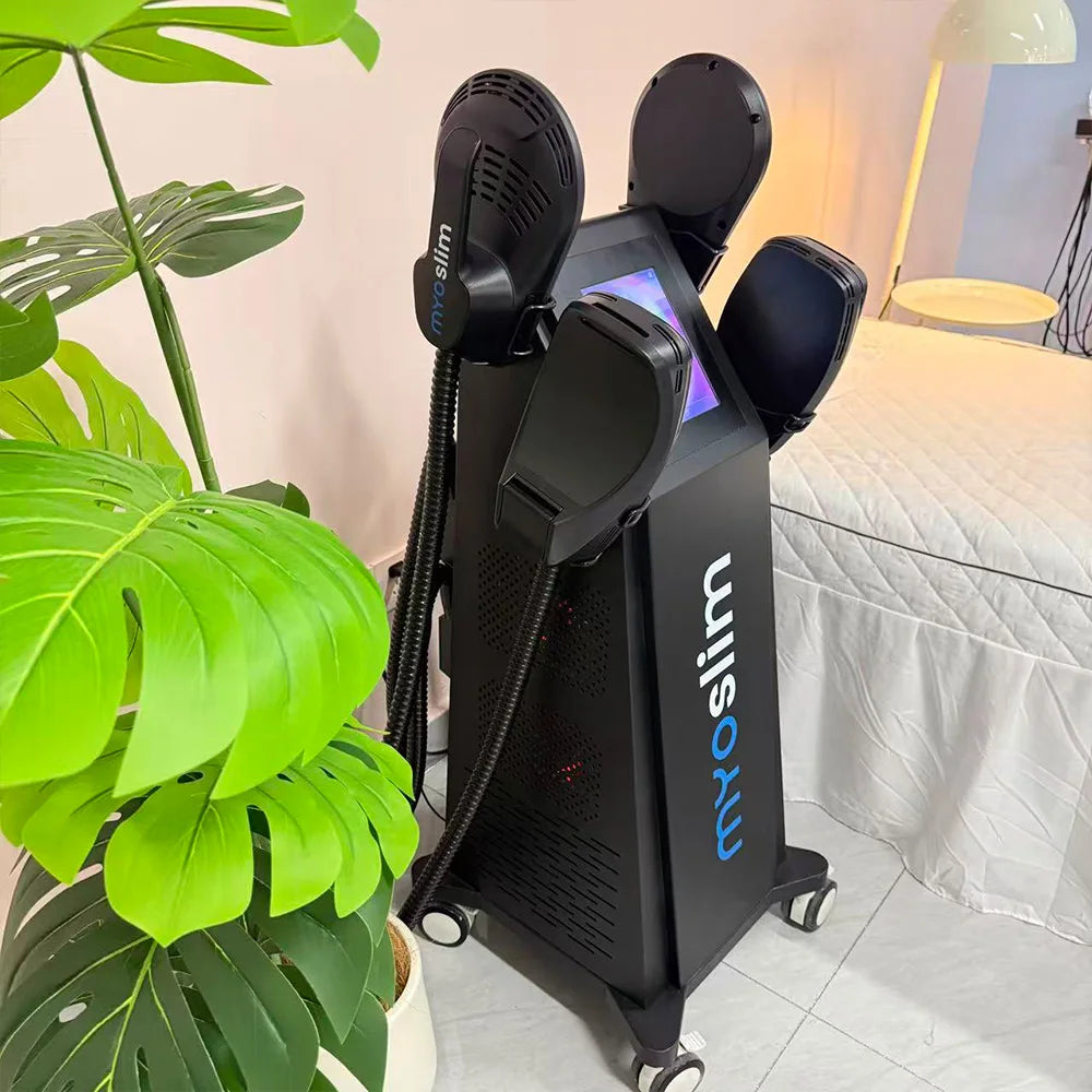 MYOslim  Electromagnetic Muscle Stimulator Professional Sculpt 6500W 5-Handle Pelvic Cushion for Fitness Equipment & Supplies