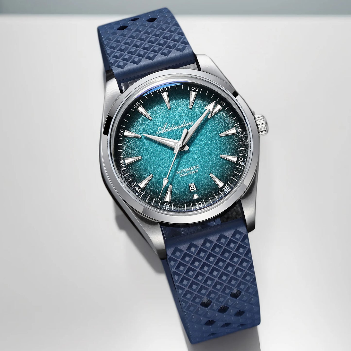 ADDIESDIVE Japan 8215 Men's Watch Bubble Mirror Glass Dress Automatic Mechanical Watch Super Luminous Luxury New Watches For Men