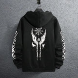Men’s Classic Black Pullover Hoodie