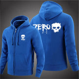 Zero Skateboard Logo Men's Harajuku Zipper Hoodie