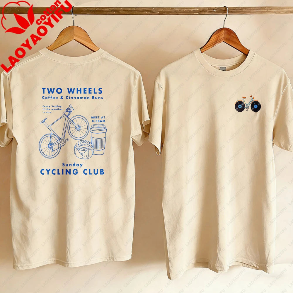 Sunday Cycling Club Cotton Graphic T-Shirt